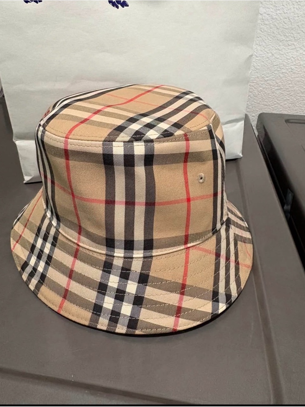Classic Plaid Bucket Hat - Tan Plaid